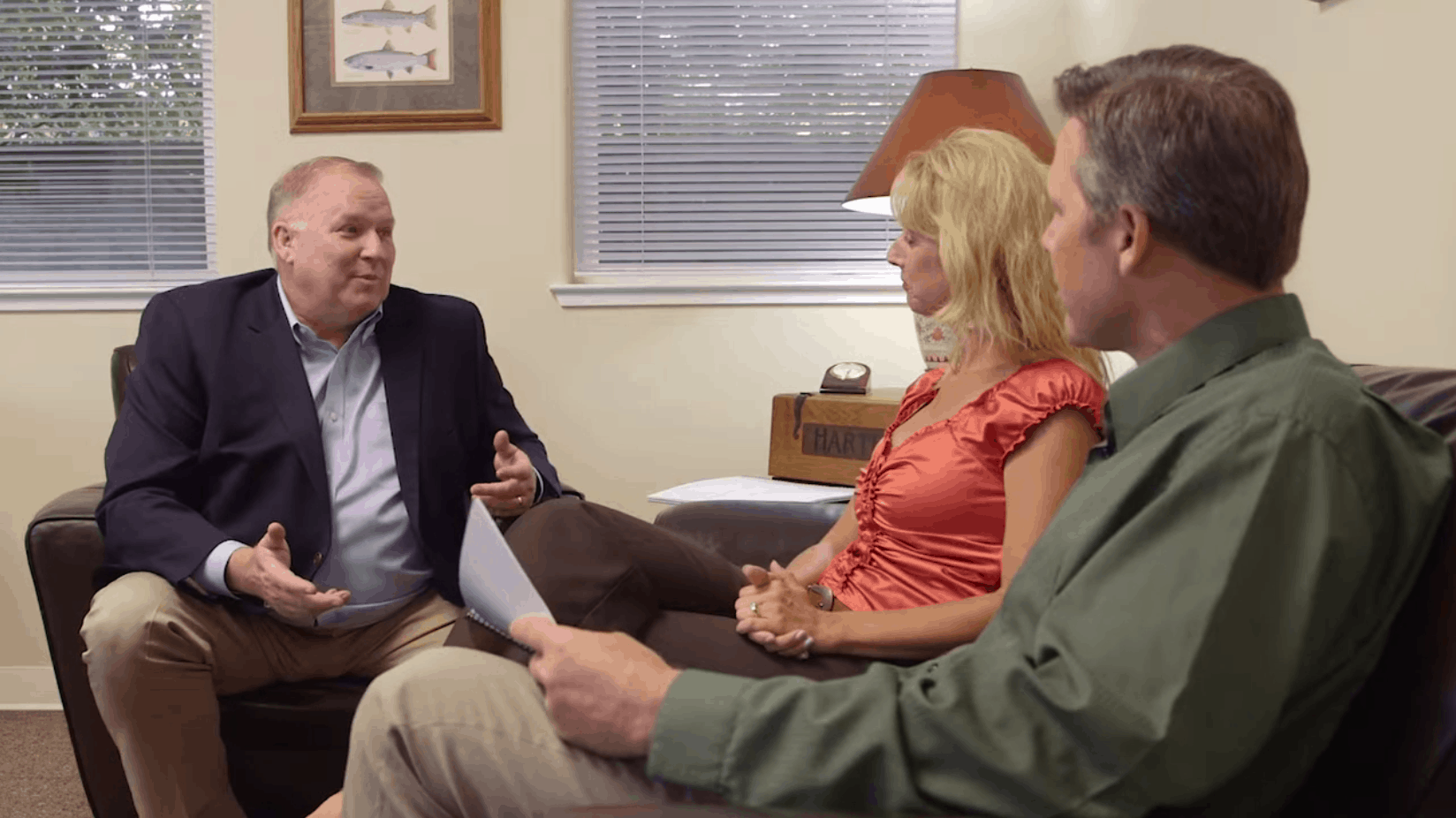 Kevin Murray Meeting with clients